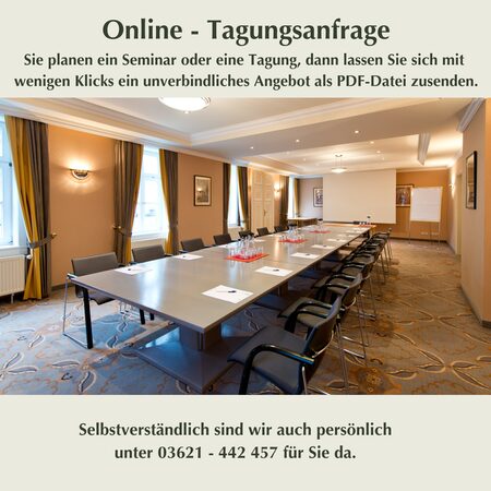 Tagungen und Seminare im Hotel Am Schlosspark Gotha – Online-Anfrage für Veranstaltungsräume