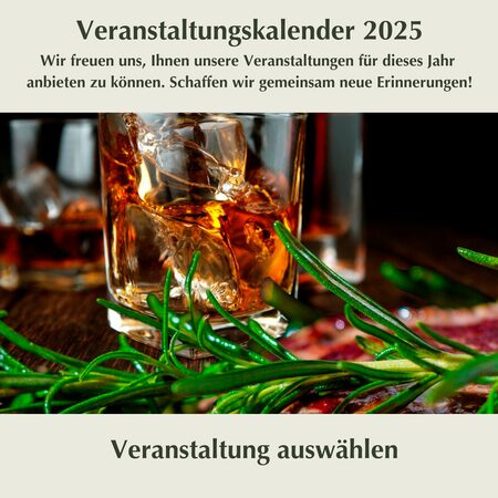 Veranstaltungen 2025 – Überblick mit stimmungsvollem Bild